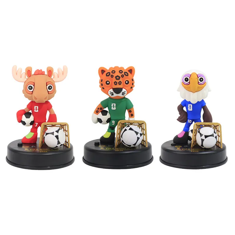 Interactive 2026 World Cup Mascot Figure with Light  Music